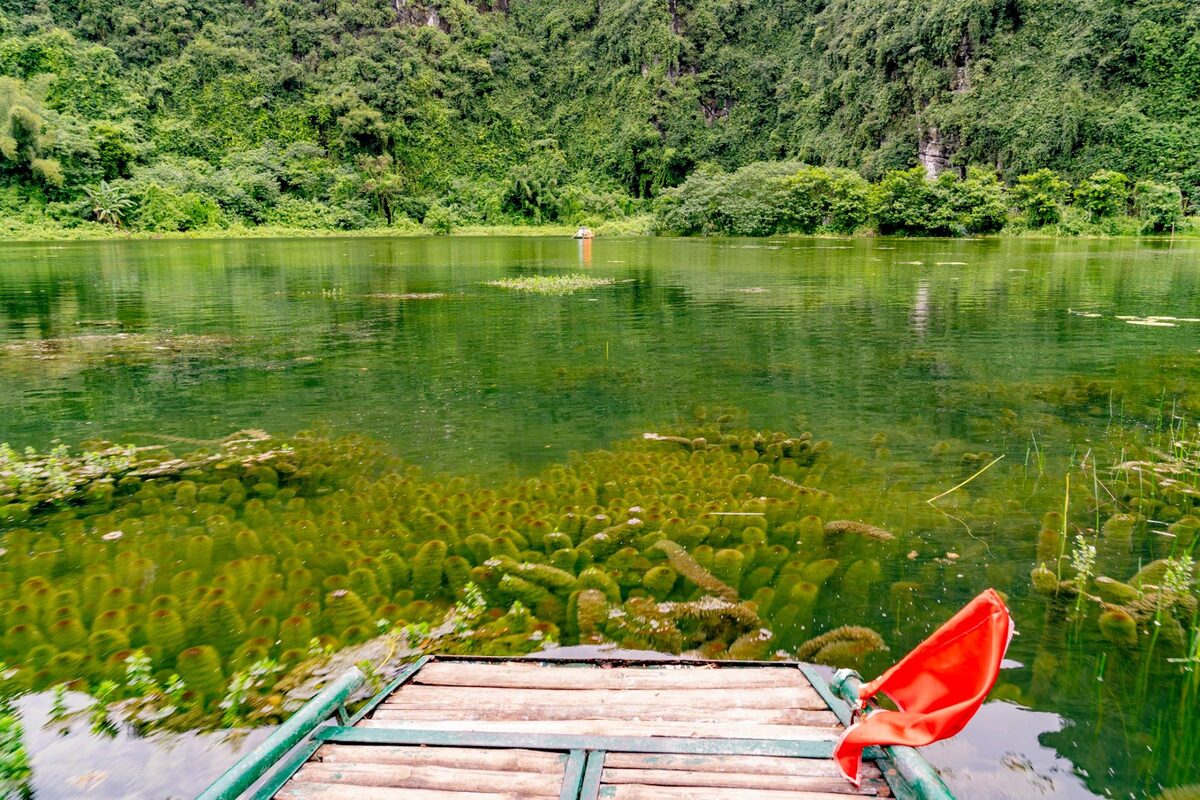 Limestone landscape Trang An boasts charming fall ambiance